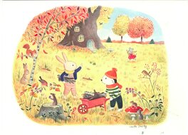 Camille Jourdy - Camille Jourdy – Moulin Roty - Illustration originale