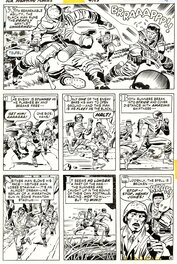Jack Kirby - Our Fighting Forces # 159 p.4 .The Losers ( 1975 ) - Œuvre originale