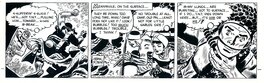Frank Robbins - Johnny Hazard . Daily comic strip du 10 juillet 1951 . - Comic Strip