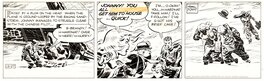 Frank Robbins - Johnny Hazard . Strip du 27 décembre 1948 . - Comic Strip