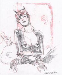Sara Pichelli - Catwoman - Illustration originale