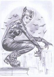 Will Silva - Catwoman par Silva - Illustration originale