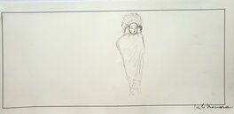 Milo Manara - LA METAMORPHOSE DE LUCIUS crayonné original - Original art
