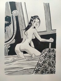 Davide Garota - Nude - Original Illustration