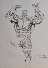 Guile - Hulk - Illustration originale