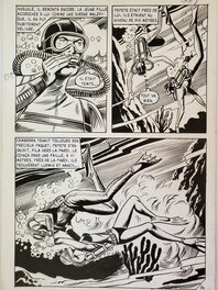 Juan José Ubeda Fuentes - CAMBERRA T8 LES TROMPETTES DE LA MORT planche originale - Comic Strip