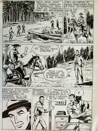 Daniel MASSARD DAMAS - DEWY, L'HOMME DE NULLE PART planche originale - Comic Strip