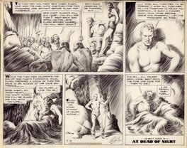 Alex Raymond - Flash Gordon sunday 4/4/1937 - Comic Strip