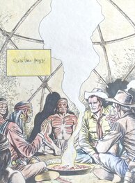 Mitton - Tex Willer - Rodeo 369 -couverture originale - comic art