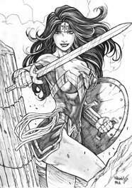 Natanael Maia - Wonder Woman - Princess Diana - Original Illustration
