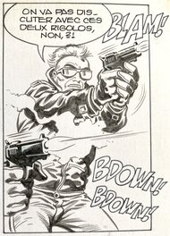 Jean-Yves Mitton - Mikros - Titans no 61 page 29 - planche originale - comic art