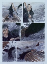 Denis Deprez - Moby Dick - Planche originale