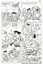 Ray Dirgo - The Flintstones / Les Pierrafeu, 1972 (#18 page 4) - Planche originale