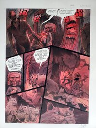 Daniel Hulet - L'ETATt MORBIDE,  ACTE DEUX :  LE PASSAGE AVIDE  couleur directe - Comic Strip
