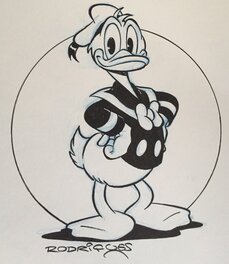 Paco Rodriguez Peinado - Rodrigues, illustration de Donald, 2023. - Illustration originale