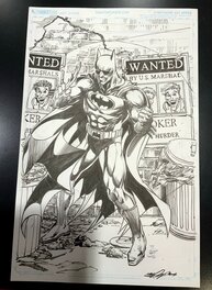 Neal Adams - Batman Crime Alley - Illustration originale