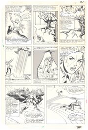 Frank Springer - Dazzler #16 (1982) page 10 Enchantress Heimdall Original Art - Comic Strip