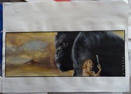 Giandomenico D'Amoja - King-Kong - Illustration originale