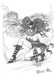 Mike Ratera - Harley Queen - Illustration originale