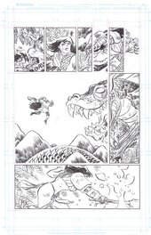 Jesse Lonergan - Miss Truesdale and the Fall of Hyperborea #4 pg 8 - Planche originale