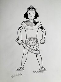 Lucien De Gieter - De Gieter - Papyrus - Illustration originale