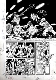 Wataru Takahashi - Manga art by Wataru Takahashi 高橋わたる.青春をぶつけろ = Spend your youth on me. page 5 - Illustration originale