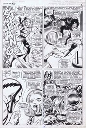 Jack Kirby - Fantastic Four #56 page 7 by Jack Kirby and Joe Sinnot - Planche originale