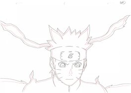 Masashi Kishimoto - Naruto - Chakra de Kyubi - Original art