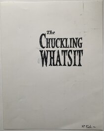 Richard Sala - Richard Sala - The Chuckling Whatsit - Cover logo - 2nd edition - Œuvre originale