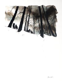 Christophe Chabouté - Wolf 3 - Original Illustration