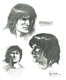 Mark Schultz - Conan Designs - Illustration originale
