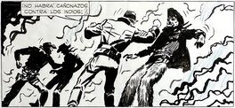 Hugo Pratt - Sergent Kirk - Il Castello di Titlan page 74 - planche originale - comic art d
