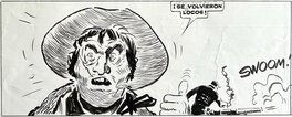 Hugo Pratt - Sergent Kirk - Il Castello di Titlan page 75 - planche originale - comic art f