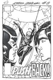 Ron Frenz - Ron Frenz, couverture préliminaire The Amazing Spider-Girl#8, 2007. - Couverture originale