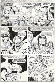John Buscema - Fantastic Four - Issue 117 p 22 - Planche originale