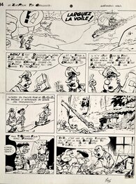 Pierre Seron - Les Petits Hommes - le Gerrier du Passe -pl. 14 - Comic Strip