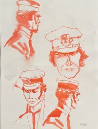 José Muñoz - Quatre Corto pour Miraggi di Memoria - Original Illustration