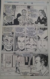 Al Milgrom pen inked by Don Heck - Avengers Spotlight 36 page 12 - Planche originale