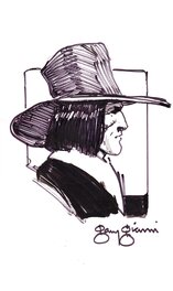 Gary Gianni - Solomon Kane Book Sketch - Illustration originale