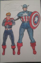 Joe Simon - Captain America - Planche originale