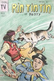 Couverture originale - Rin Tin Tin et Rusty # 97 - Le Grand Loup