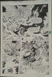 Bryan Nieito - Black Flame #3 First Comics - Planche originale