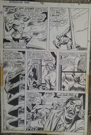 Dick Ayers - The Living Colossus Astonishing Tales 23 Marvel - Planche originale