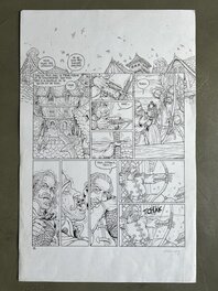 Jérôme Lereculey - Planche originale de l’alb 7 voleurs - Comic Strip