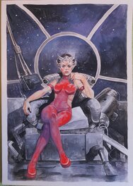 Apri Kusbiantoro - Space Queen - Illustration originale