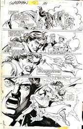 Gil Kane - Superman #101 par Gil Kane p 4 - Planche originale
