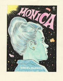 Daniel Clowes - Monica Color Cover Sketch - Couverture originale