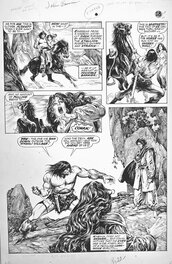 John Buscema - Buscema Alcala Conan : Savage Sword of Conan 17p22 - Planche originale