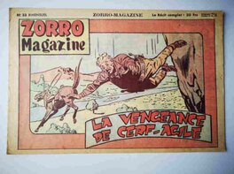 Exemple autre couverture pour Zorro-Magazine-N°23-La-vengeance-de-Cerf-Agile-Lucien-Nortier-SNPI-1951