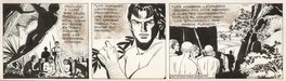 Paul Reinman - Tarzan strip 3140 de 1949 - Planche originale